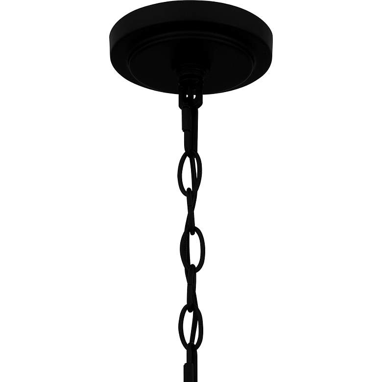Image 6 Quoizel Seymour 8 1/2" Wide Matte Black Mini Pendant more views