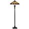 Quoizel Shiloh Tiffany Art Glass Floor Lamp