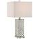 Quoizel Smokey Pearl Polished Chrome Small Table Lamp