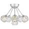 Quoizel Spellbound 16" Wide Chrome 6-Light Ceiling Light