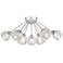 Quoizel Spellbound 21 1/4" Wide Chrome 9-Light Ceiling Light