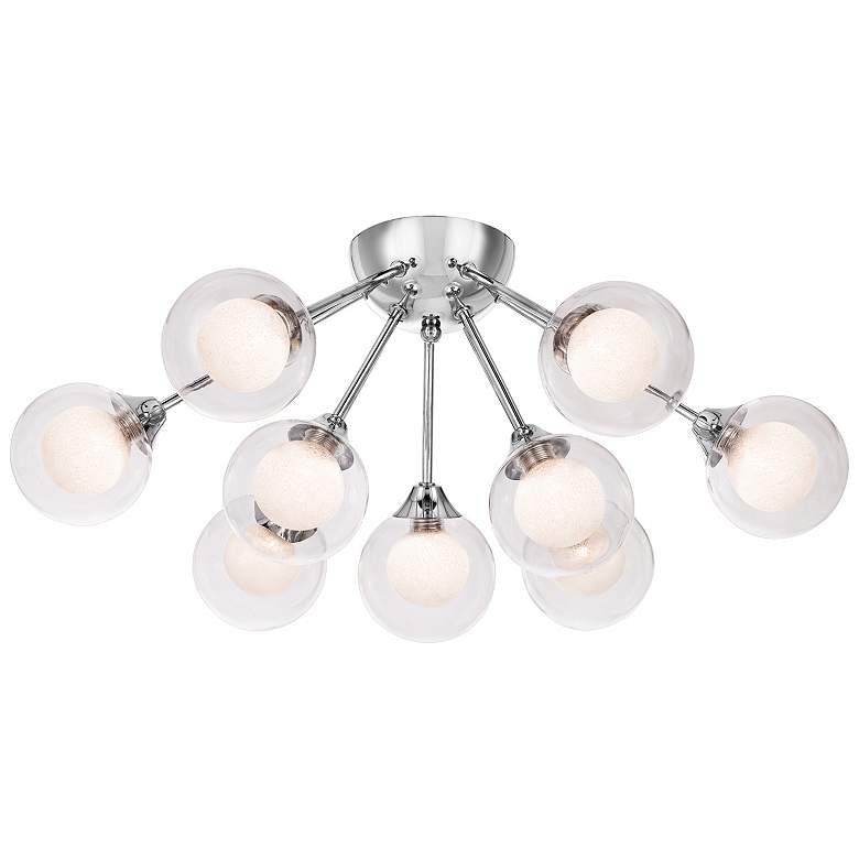 Image 4 Quoizel Spellbound 23-in W Polished Chrome Semi-Flush Mount more views