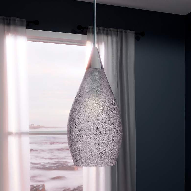 Image 1 Quoizel Spruce 10" Wide Polished Chrome Mini Pendant