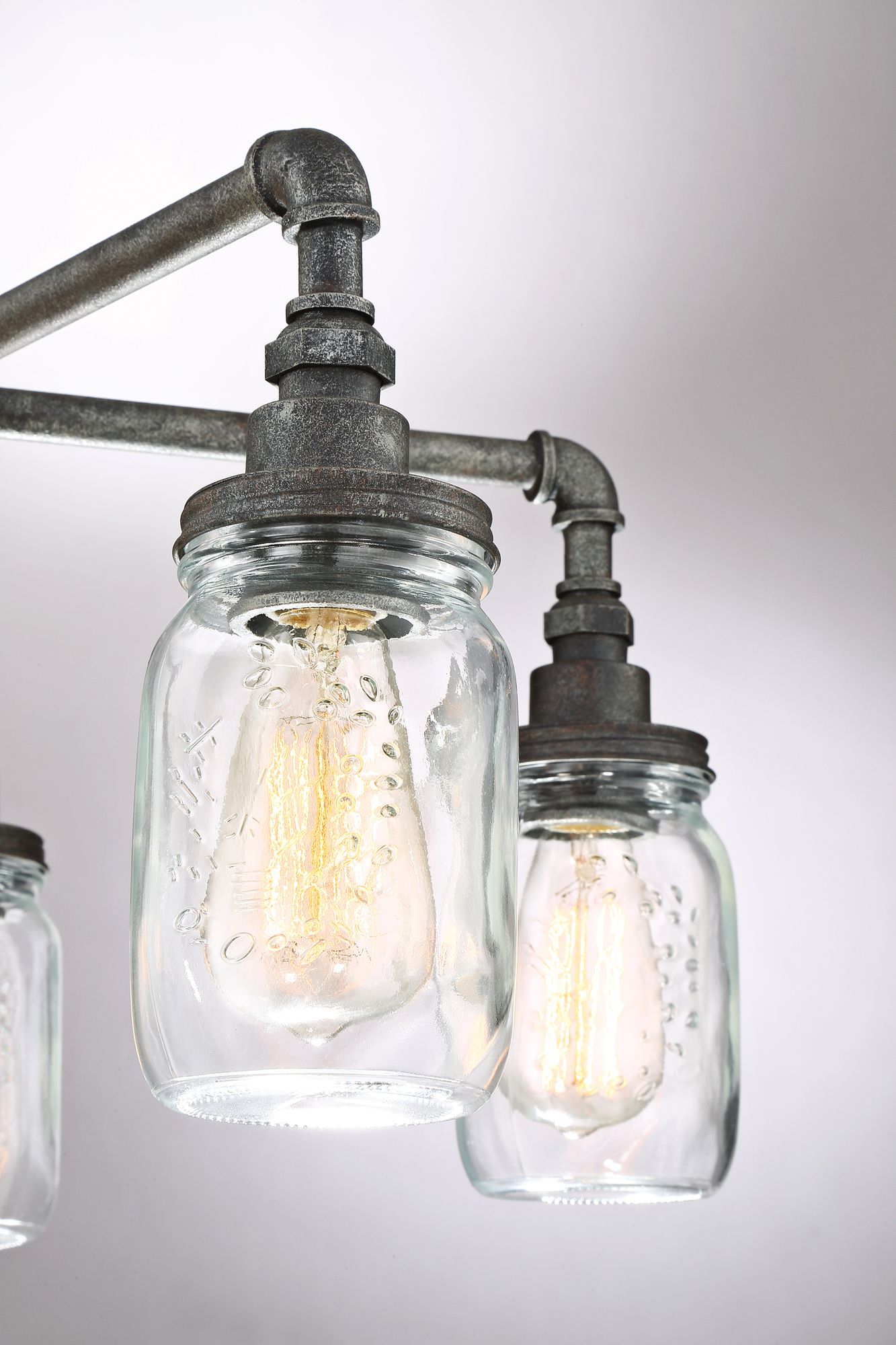 Quoizel Squire 26" Wide Rustic Black 5-Light Chandelier