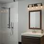 Thumbnail4 of Quoizel Squire 30 1/2" Wide Rustic Black 4-Light Bath Light more views