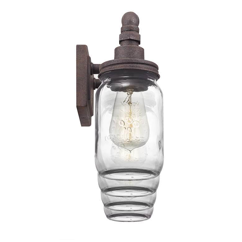Image 6 Quoizel Squire 30 1/2" Wide Rustic Black 4-Light Bath Light more views