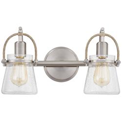 Quoizel Stafford 16&quot; Wide Brushed Nickel Bath Light
