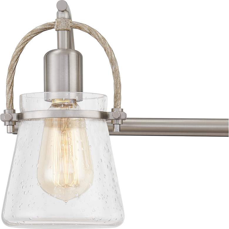 Image 4 Quoizel Stafford 24" Wide Brushed Nickel Bath Light more views
