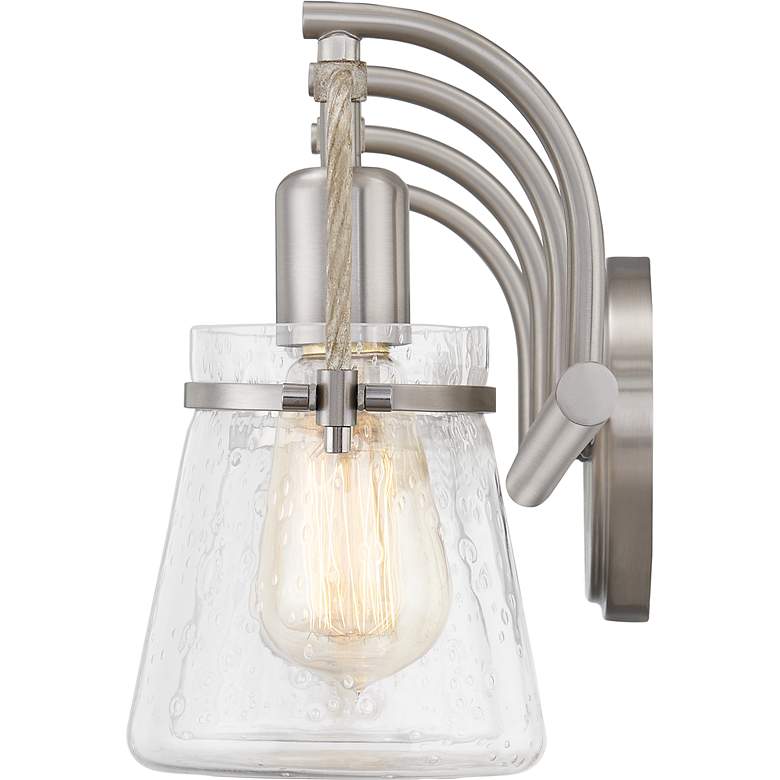 Image 5 Quoizel Stafford 32 inch Wide Brushed Nickel Bath Light more views