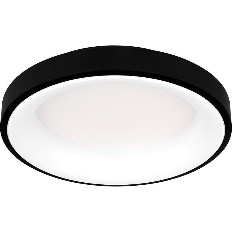 Image 7 Quoizel Stanton 13" Wide Matte Black LED Ceiling Light more views