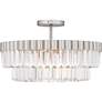 Thumbnail4 of Quoizel Starlight 18 1/2" Wide Brushed Nickel Ceiling Light more views
