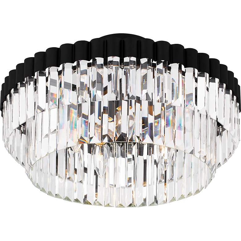 Image 5 Quoizel Starlight 18 1/2"W Matte Black 4-Light Ceiling Light more views