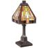 Quoizel Stephen 12" High Vintage Bronze Tiffany Style Accent Lamp