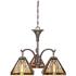 Quoizel Stephen 24" Wide Tiffany-Style Glass Dinette Chandelier