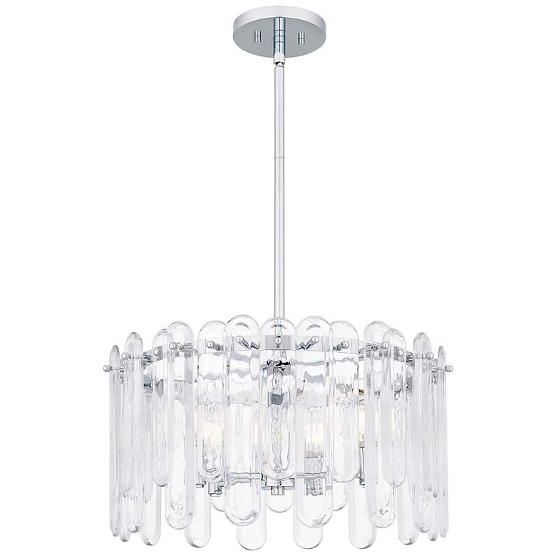Image 1 Quoizel Stiles 20 1/2" Wide Polished Chrome Pendant Light