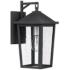 Quoizel Stoneleigh 13 1/4" High Mottled Black Outdoor Wall Light