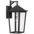 Quoizel Stoneleigh 16 1/2" High Mottled Black Outdoor Wall Light