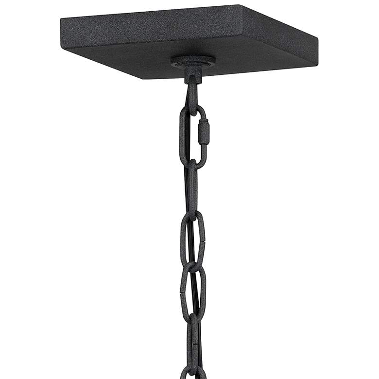 Image 7 Quoizel Stoneleigh 18 3/4"H Mottled Black Outdoor Mini-Pendant Light more views