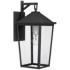 Quoizel Stoneleigh 19 3/4" High Mottled Black Outdoor Wall Light