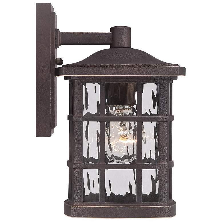 Image 4 Quoizel Stonington 10 1/2" High Bronze Outdoor Wall Light more views