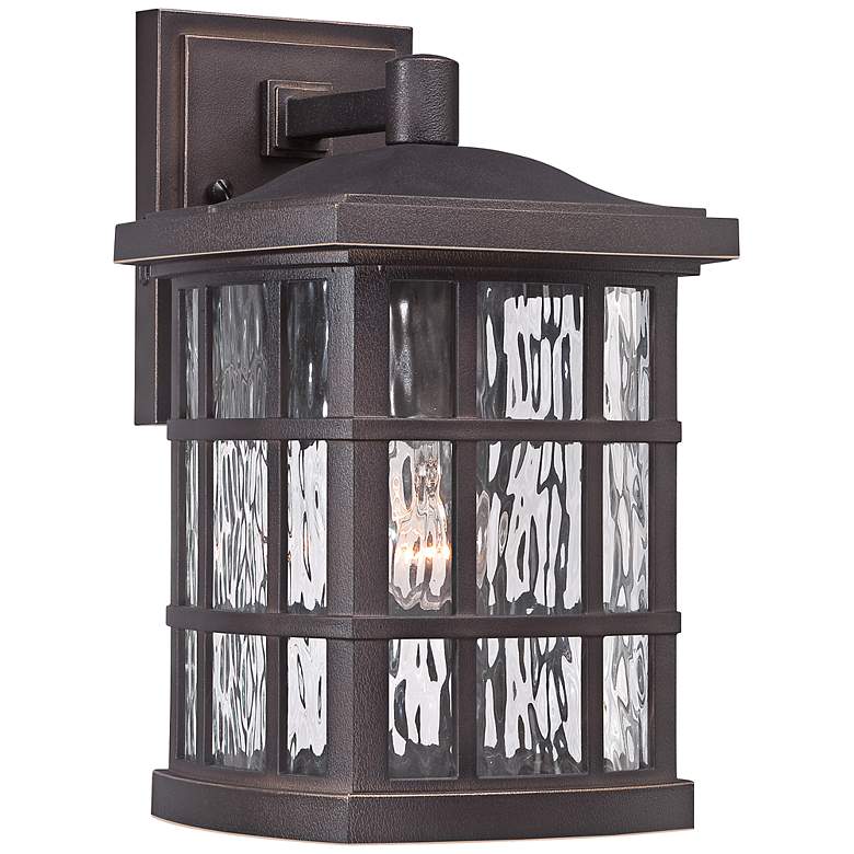 Image 2 Quoizel Stonington 13" High Bronze Outdoor Wall Light