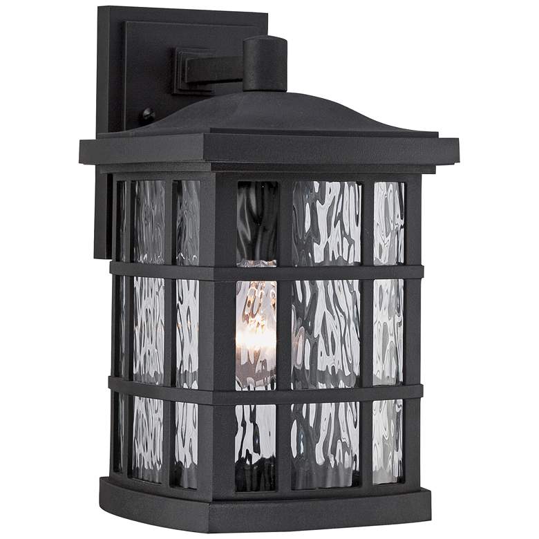 Image 2 Quoizel Stonington 13 inch High Matte Black Outdoor Wall Light more views