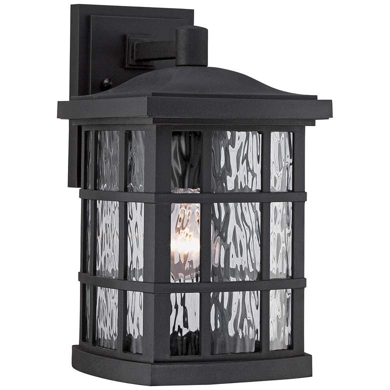Image 2 Quoizel Stonington 13" High Matte Black Outdoor Wall Light more views