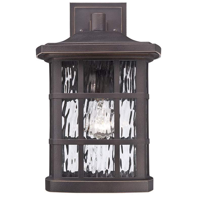 Image 2 Quoizel Stonington 15 1/2" High Bronze Outdoor Wall Light more views