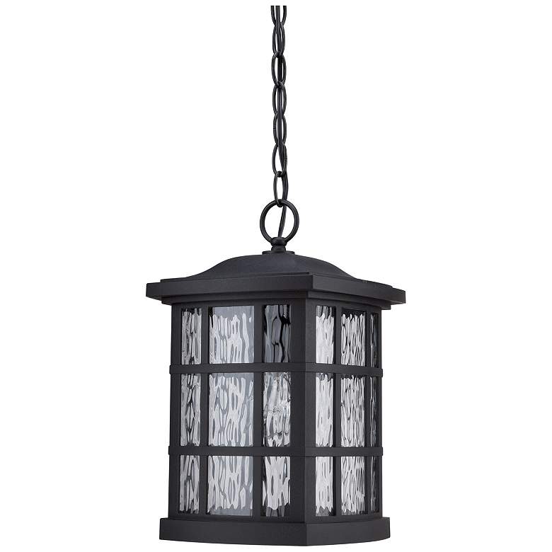 Image 2 Quoizel Stonington 15" High Matte Black Outdoor Hanging Light more views