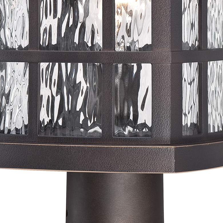 Image 5 Quoizel Stonington 16 1/2" High Bronze Outdoor Post Light more views