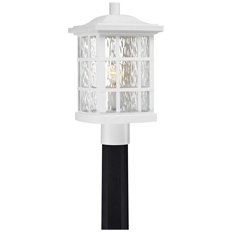 Image 2 Quoizel Stonington 16 1/2 inch High Fresco Outdoor Post Light