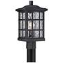 2_Quoizel Stonington 16 1/2" Matte Black Outdoor Post Light