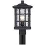 3_Quoizel Stonington 16 1/2" Matte Black Outdoor Post Light more views