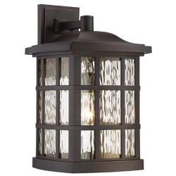 Quoizel Stonington 17" High Bronze Outdoor Wall Light