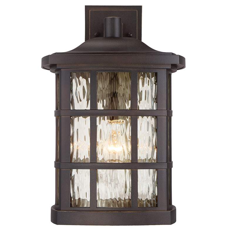 Image 3 Quoizel Stonington 17" High Bronze Outdoor Wall Light more views