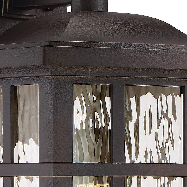 Image 4 Quoizel Stonington 17" High Bronze Outdoor Wall Light more views