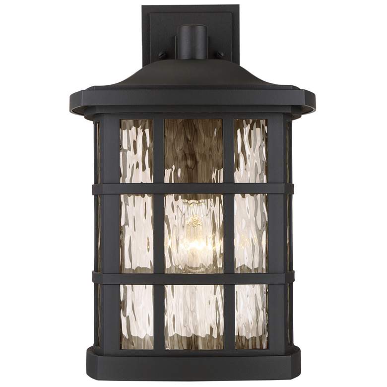 Image 2 Quoizel Stonington 17" High Matte Black Outdoor Wall Light more views