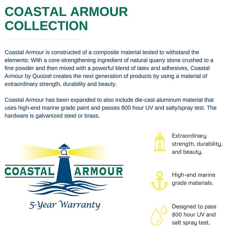 Image 6 Quoizel Stonington 17" High Matte Black Outdoor Wall Light more views