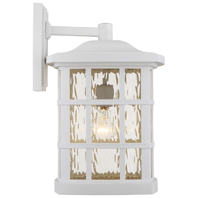 Image 2 Quoizel Stonington 17" High White Lustre Outdoor Wall Light more views