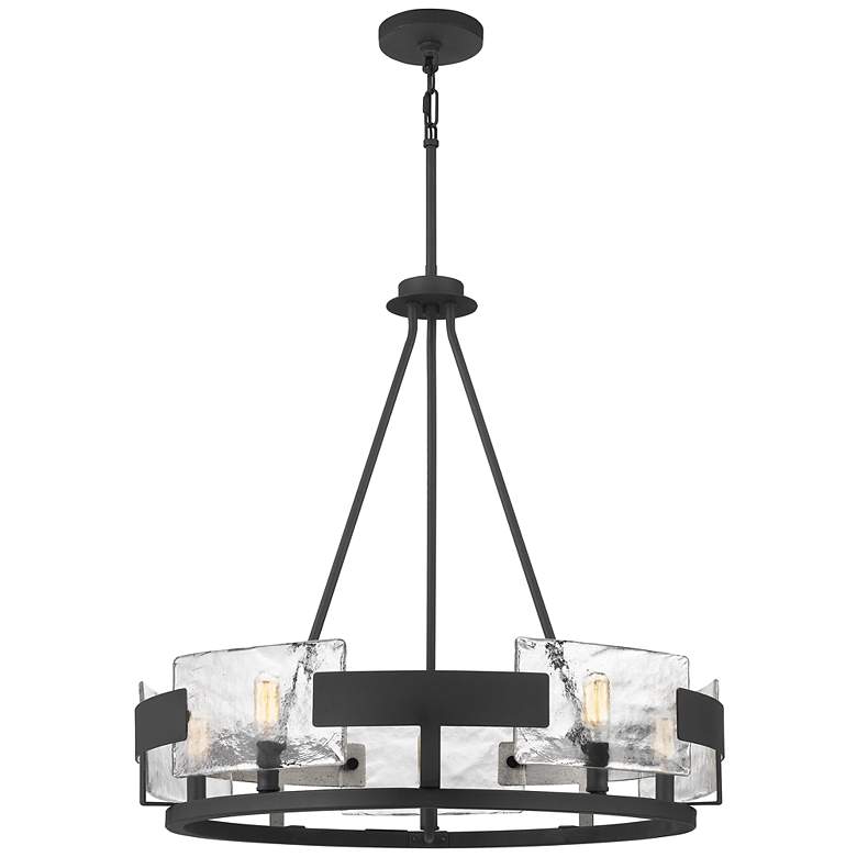 Image 1 Quoizel Stratum 26 1/4" Wide Industrial Modern Ring Chandelier