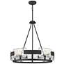 Quoizel Stratum 26 1/4" Wide Industrial Modern Ring Chandelier