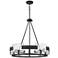 Quoizel Stratum 26 1/4" Wide Industrial Modern Ring Chandelier