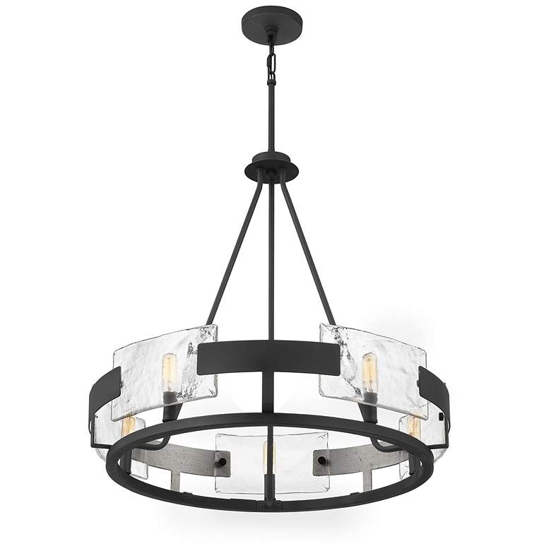 Image 2 Quoizel Stratum 26 1/4" Wide Industrial Modern Ring Chandelier more views