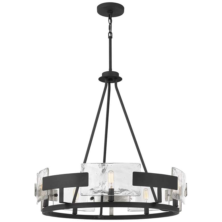Image 3 Quoizel Stratum 26 1/4" Wide Industrial Modern Ring Chandelier more views