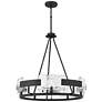 Quoizel Stratum 26 1/4" Wide Industrial Modern Ring Chandelier