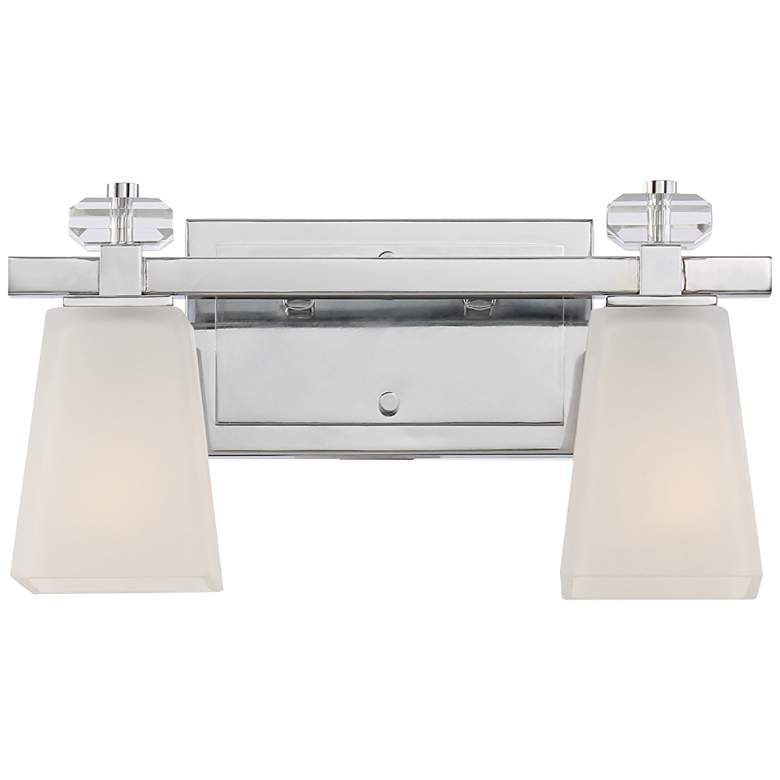 Image 1 Quoizel Supreme 14 1/2 inch Wide Polished Chrome Wall Sconce