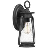Quoizel Sutton 15&quot; High Speckled Black Outdoor Wall Light