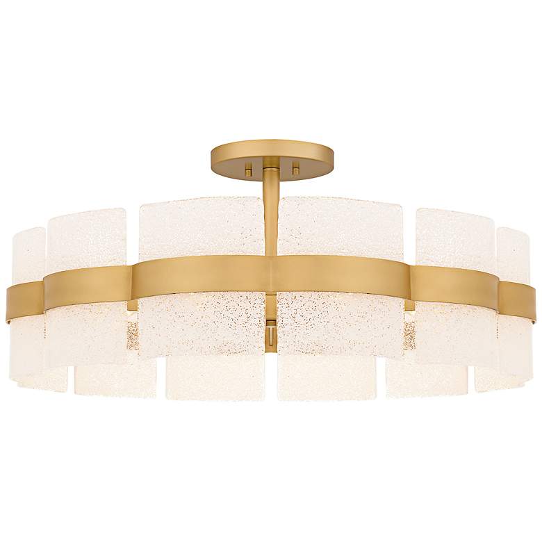 Image 1 Quoizel Sweeney 30" Wide Soft Gold Ceiling Light