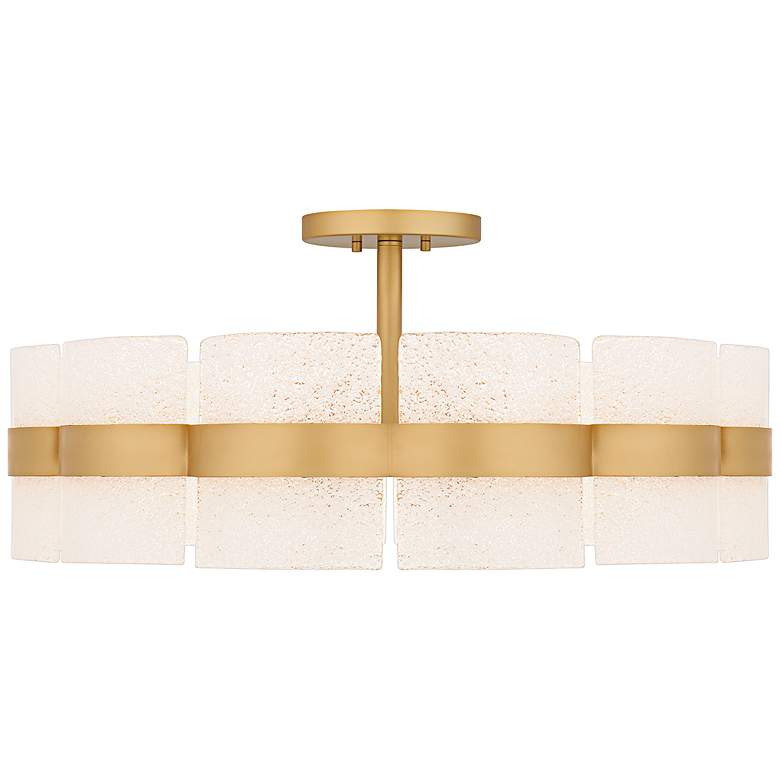 Image 3 Quoizel Sweeney 30" Wide Soft Gold Ceiling Light more views