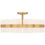3_Quoizel Sweeney 30" Wide Soft Gold Ceiling Light more views